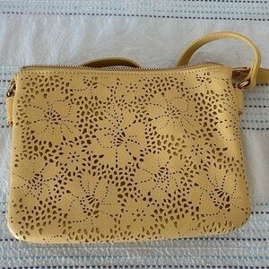 Lauren Conrad laser cut crossbody